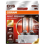 D1S OSRAM Night Breaker Xenarc +220% Bulbs - Next Generation (Pair)